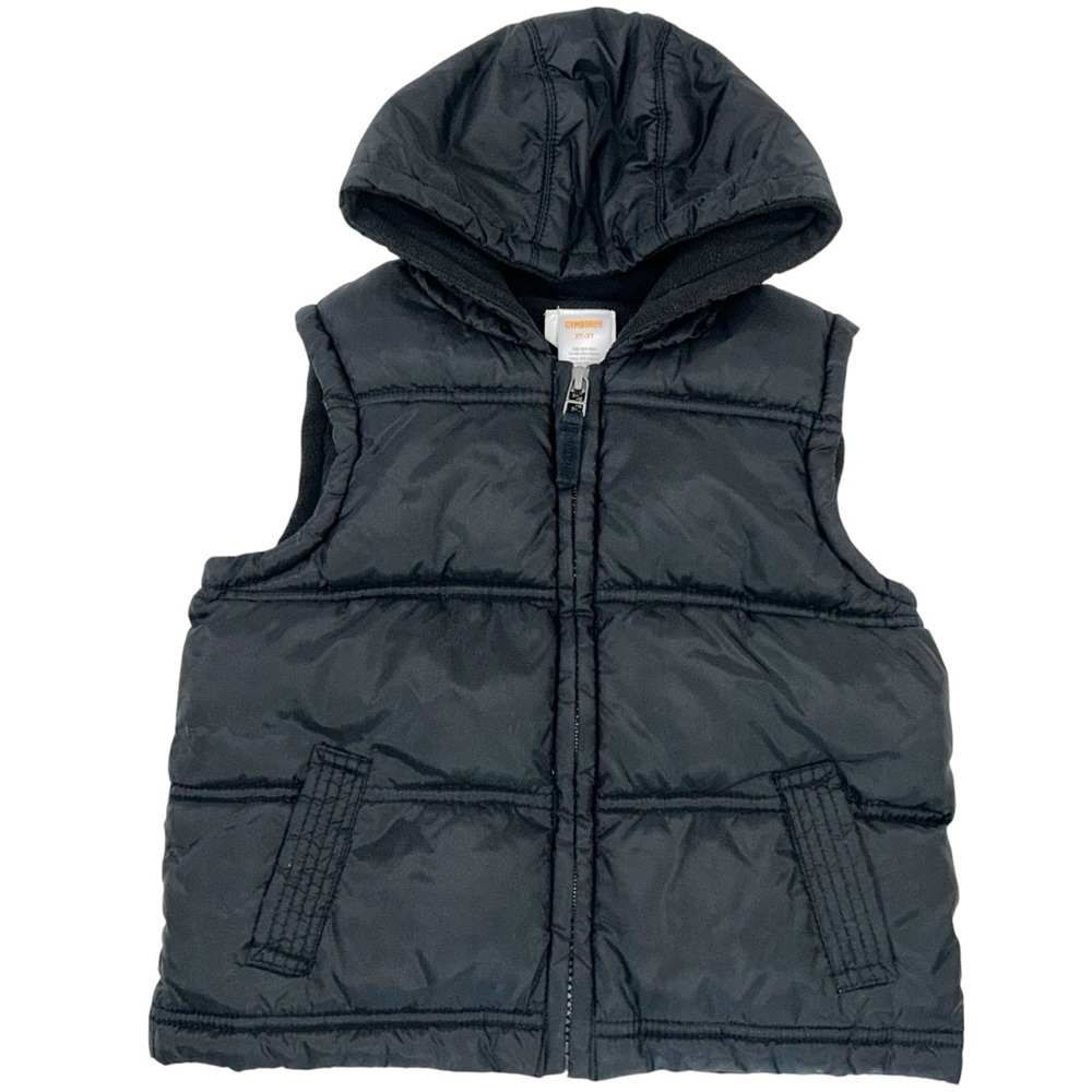 Gymboree Hooded Puffer Vest Size 2T-3T